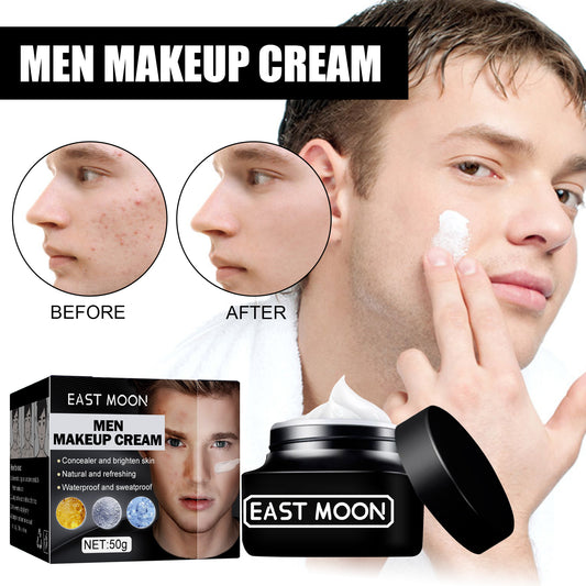 GDBadais Men's No Makeup Cream Light Makeup Concealer Acne Imprinted skin Blemishes hydrating moisturizing lazy Skin Beauty Cream