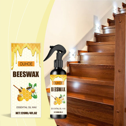 GDBadais Furniture Beeswax Spray, Furniture Floor Care Polishing Waterproof Anti-Cracking Scratches Refurbished Care Wax