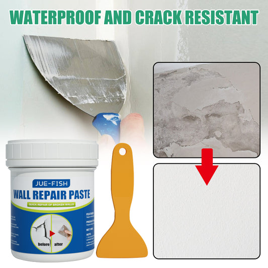 GDBadais Wall Repair Paste, Covering Stain Repair Agent Wall Paint Off Moisture Proof Wall Paint Crack Repair Plaster