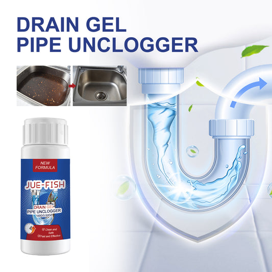 GDBadais Drain Gel Pipe Unclogger, Kitchen Bathroom Sewer Odor Cleaning Dissolves Dredging To Prevent Clogging