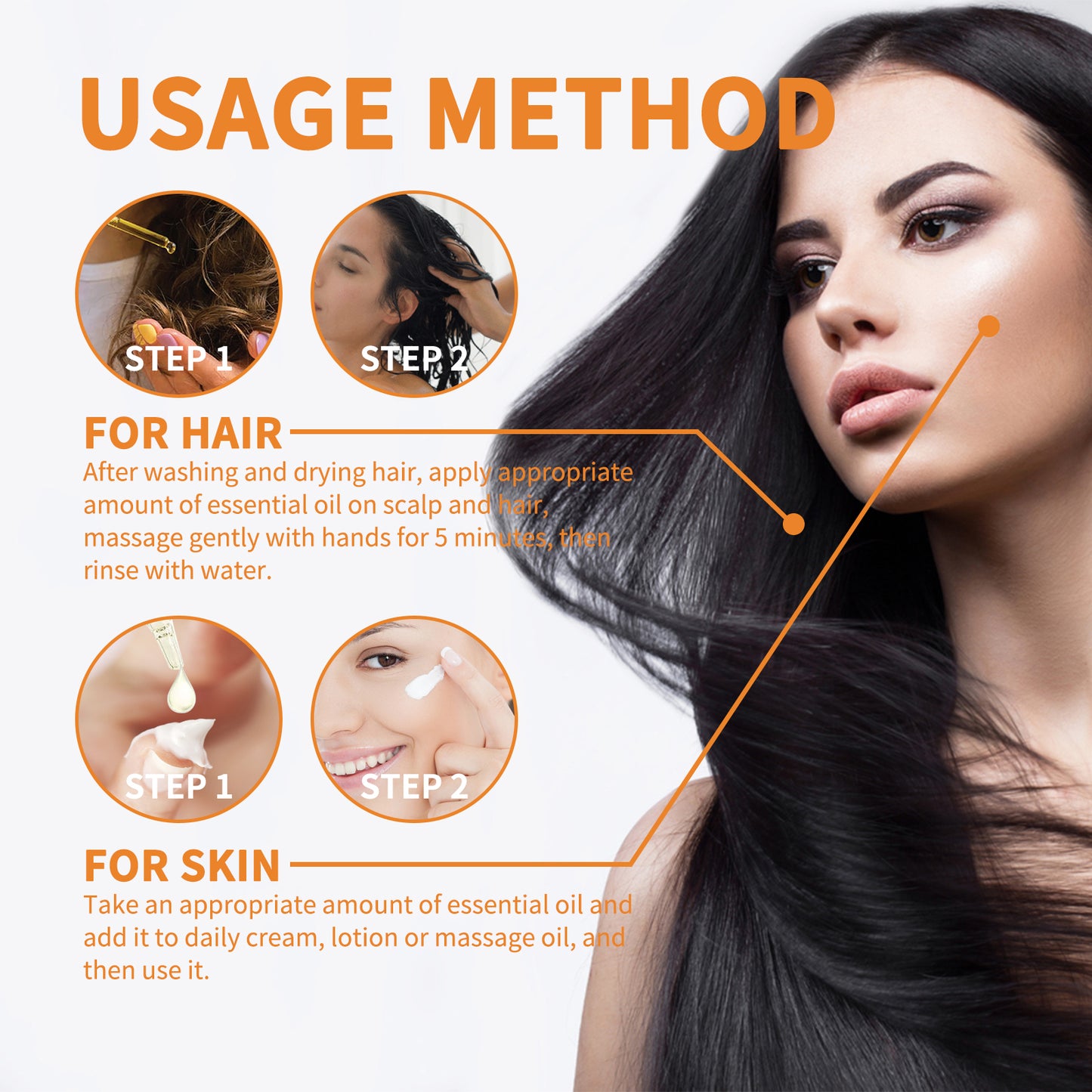 GDBadais Pumpkin Seed Oil Moisturizes And Repair Hair Root, Firming Hair, Smoothing And Strengthening Hair Care Essential Oil