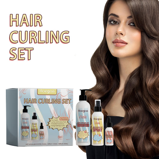 GDBadais Hair Curling Set, Moisturizing Curly Hair Styling Curly Styling Moisturizing Leave-In Hair Care