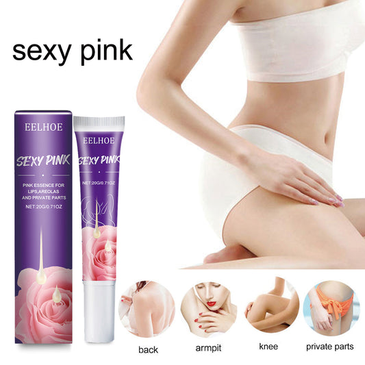 GDBadais Brightener Pink Essence, Breast Areola Private Part Tender White Lip Joint To Remove Melanin Pink Essence