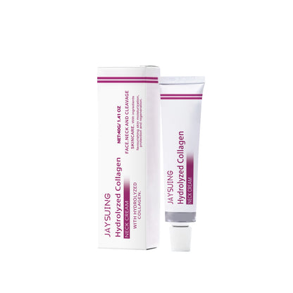 GDBadais Hydrolyzed Collagen Neck Cream, Fade Neck Lines Shaping Swan Neck Smooth White Neck Cream