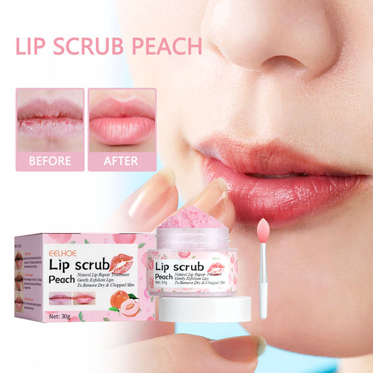GDBadais Peach Lip Scrub Moisturizes The Lips, Hydrates The Lips, Lightens The Skin Around The Lips And Improves The Corners Of The Mouth