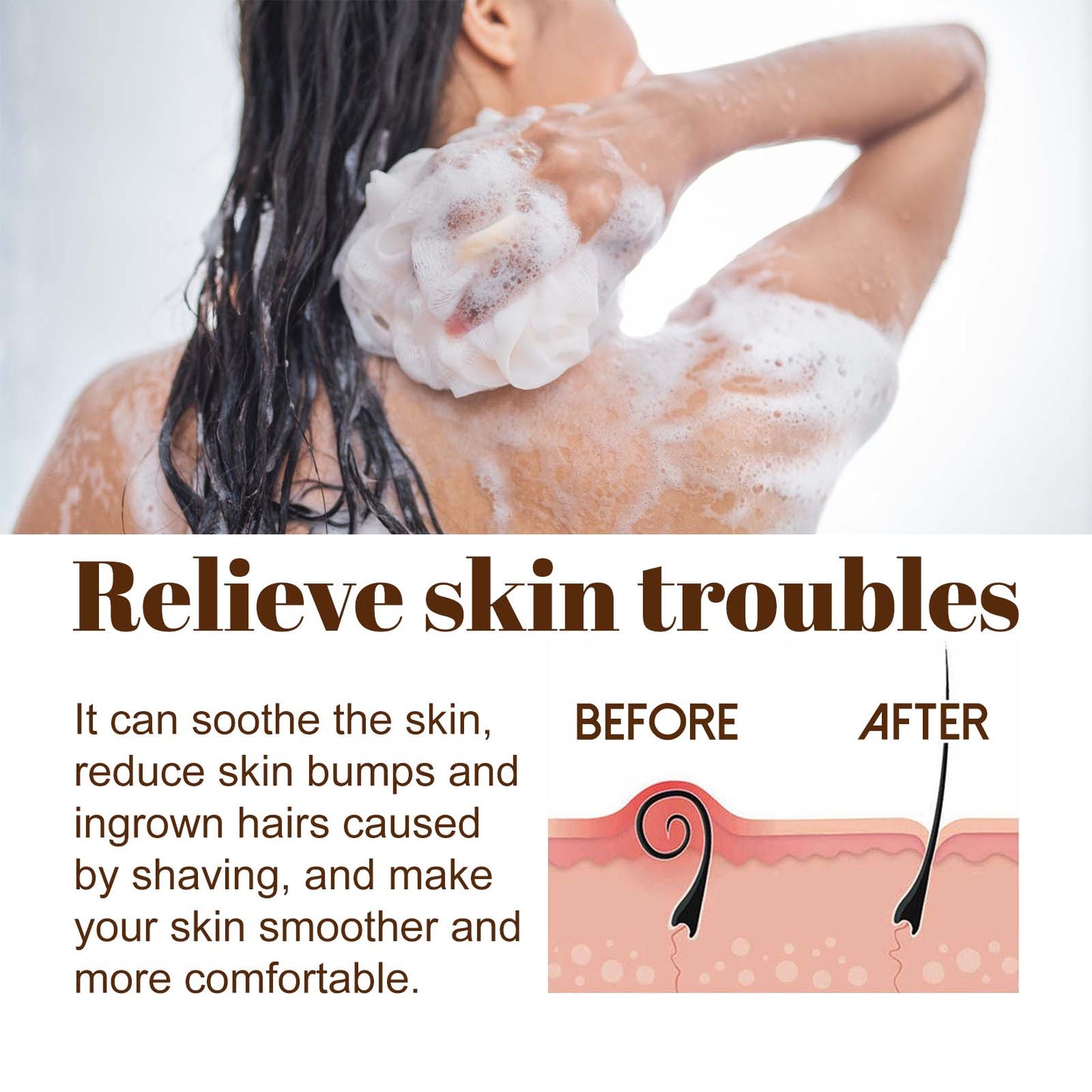GDBadais Black Soap With Argan And Rose, Deep Cleansing Moisturizing Skin Deodorizing Long-Lasting Cleansing Soap