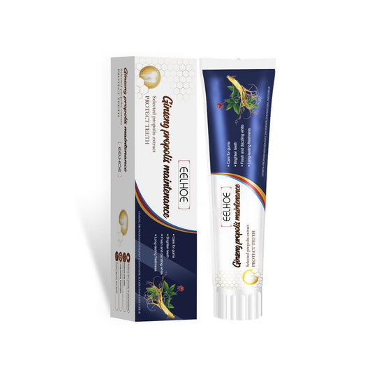 GDBadais Ginseng Propolis White Toothpaste, Cleaning Stains Bad Breath, Teeth And Gums Care White Toothpaste