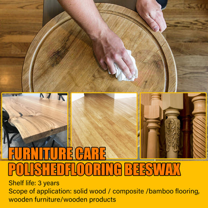 GDBadais Furniture Brightening Natural Beeswax Polished Beeswax Waterproof, Hard-Wearing Wooden Floors, Maintenance And Care Beeswax