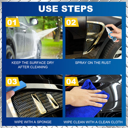 GDBadais Auto Iron Powder Rust Remover Spray Rust Remover Auto Products Stain Remover Rust Remover Cleaning Products