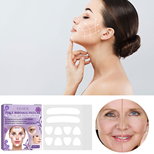 GDBadais Facial Wrinkle Patch, Droop Decree Line Lift Facial Skin Tightens Mouth Line Cheek Patch