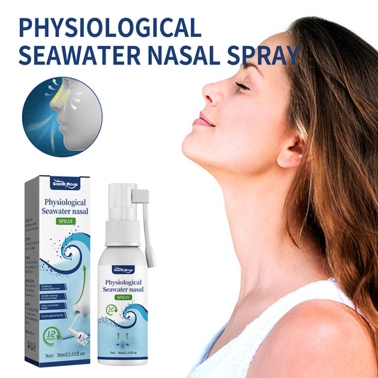 GDBadais Physiological Seawater Nasal Spray, Nasal Gentle Cleansing Nasal Nasal Itchy Spray