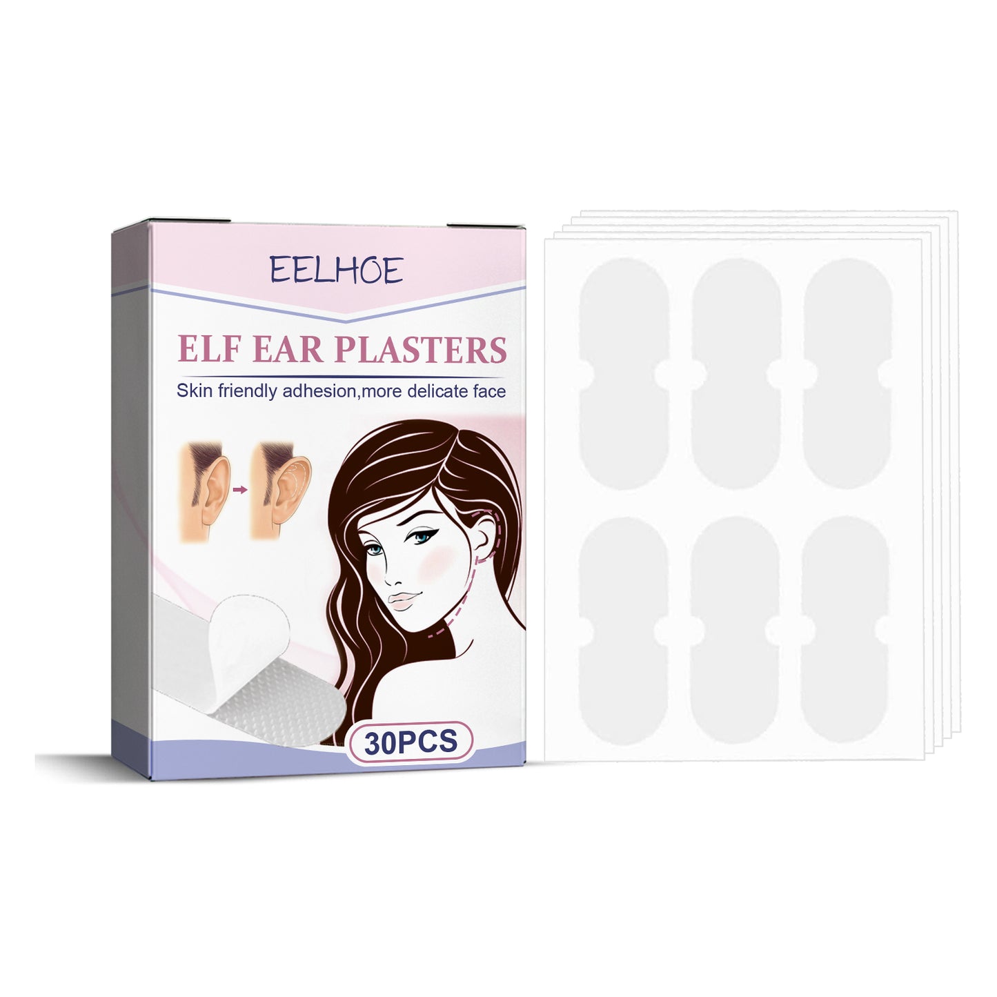 GDBadais Fairy Ear Mask Ear Mask Small Invisible Breathable Waterproof Corrective Ear Fix