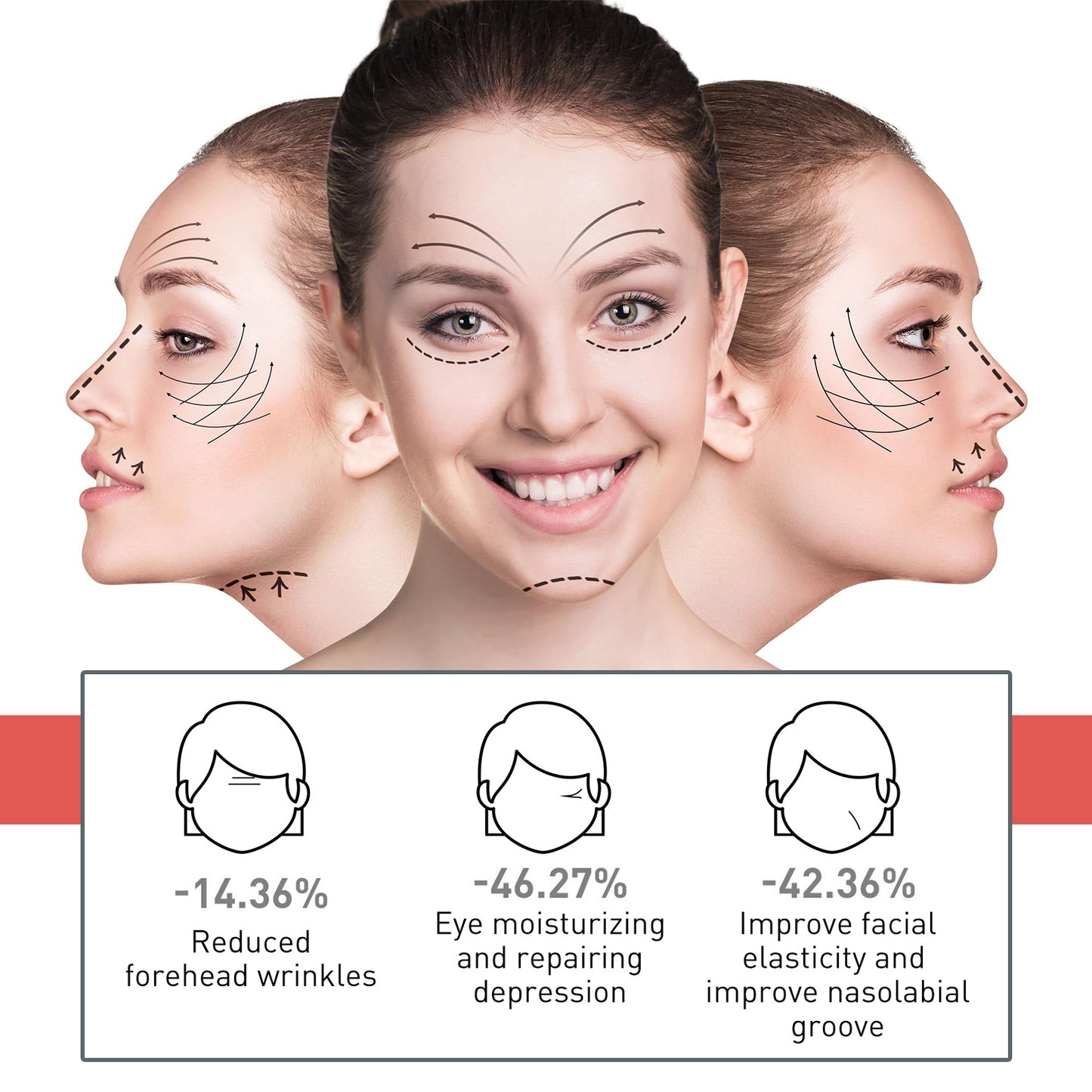 GDBadais Face Fine Line Whitening Cream, Firming Skin Repairing And Smoothing Fine Lines Delicate Pores Cream