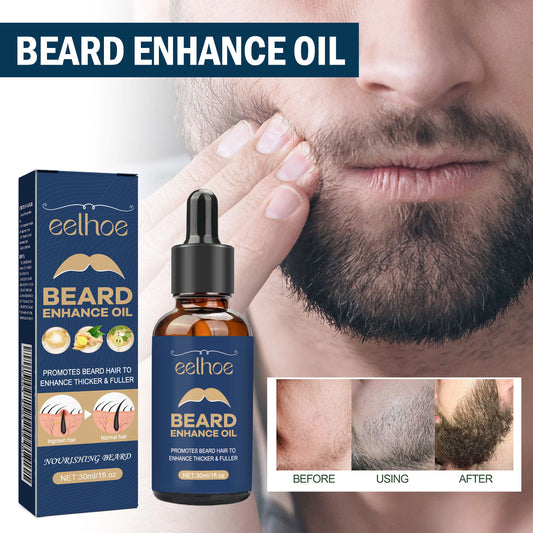GDBadais Facial Hair Care Oil Strengthens Root And Moisturizes And Brightens Men's Facial Hair