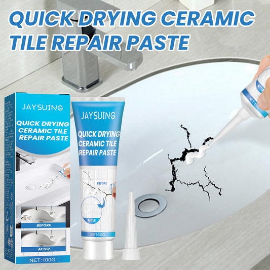 GDBadais Tile Repair Glue, Bathtub Marble Furniture Floor Tile Toilet Crack Repair Glue Paste