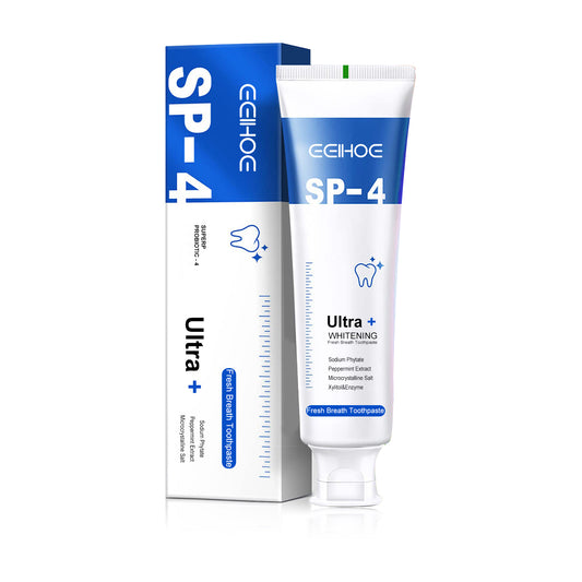 GDBadais Fresh Breath Toothpaste Cleans Teeth Odor Care For Mouth Daily Whitening And Moisturizing Toothpaste