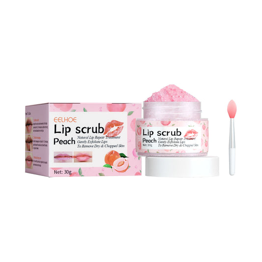 GDBadais Peach Lip Scrub Moisturizes The Lips, Hydrates The Lips, Lightens The Skin Around The Lips And Improves The Corners Of The Mouth