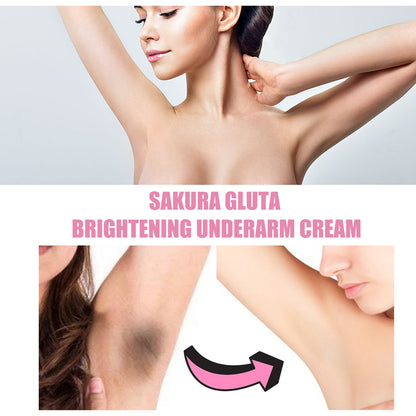 GDBadais Brightening Underarm Cream Lightening Dark Joints, Hands, Elbows And Armpits, Whitening Skin Moisturizing Cream