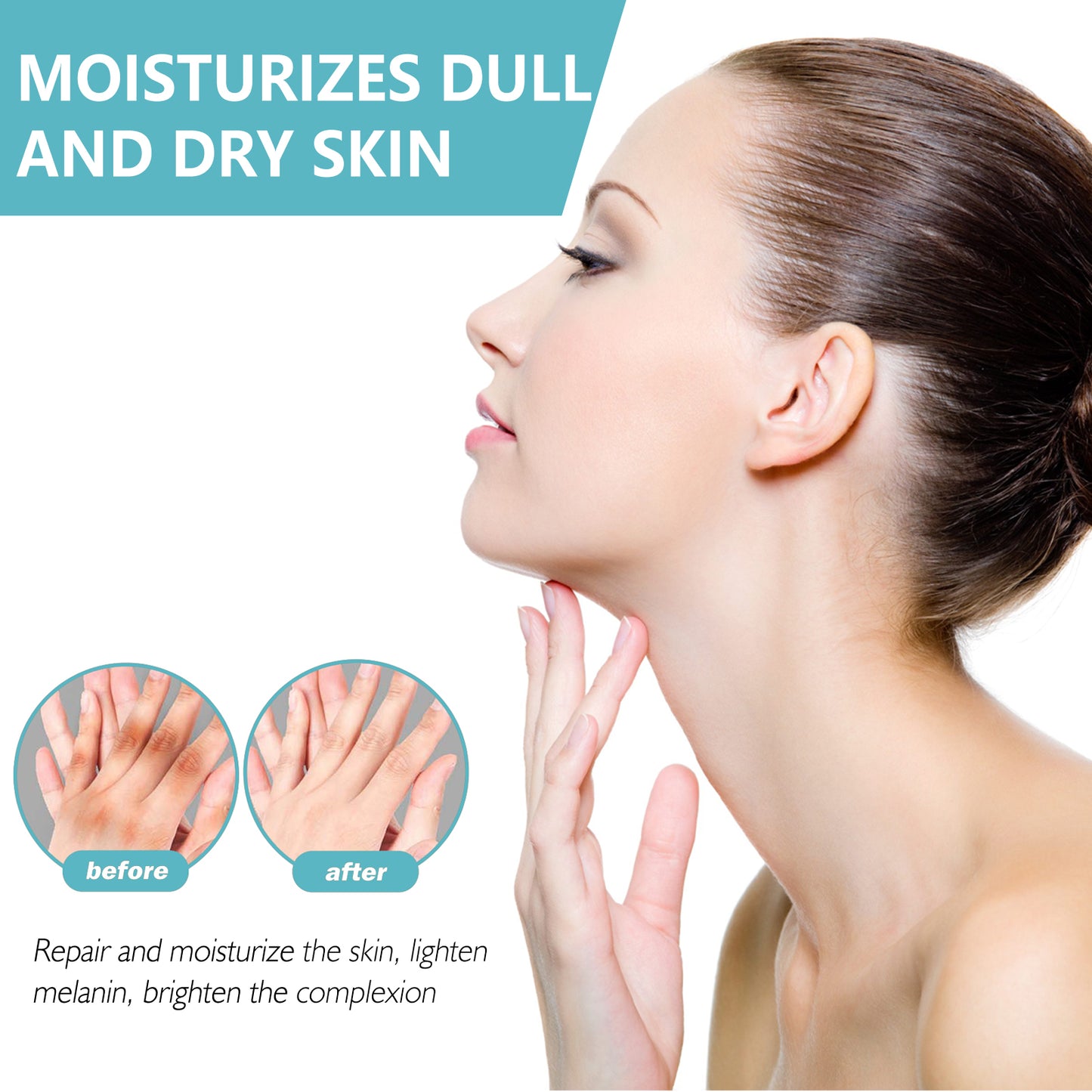 GDBadais Black Acanthoderm Repair Cream Repair Underarm Arm Knee Joint Black Moisturizing Whitening Body Care Cream