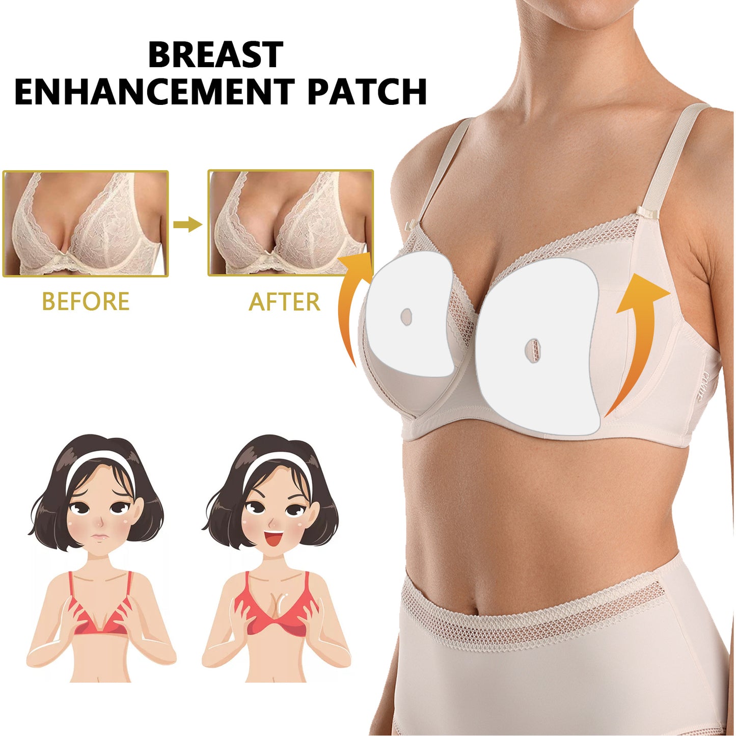 GDBadais Breast Care Stick Ginger Breast Care Stick Plump Plump Firming Chest Lift Stick Breast Care