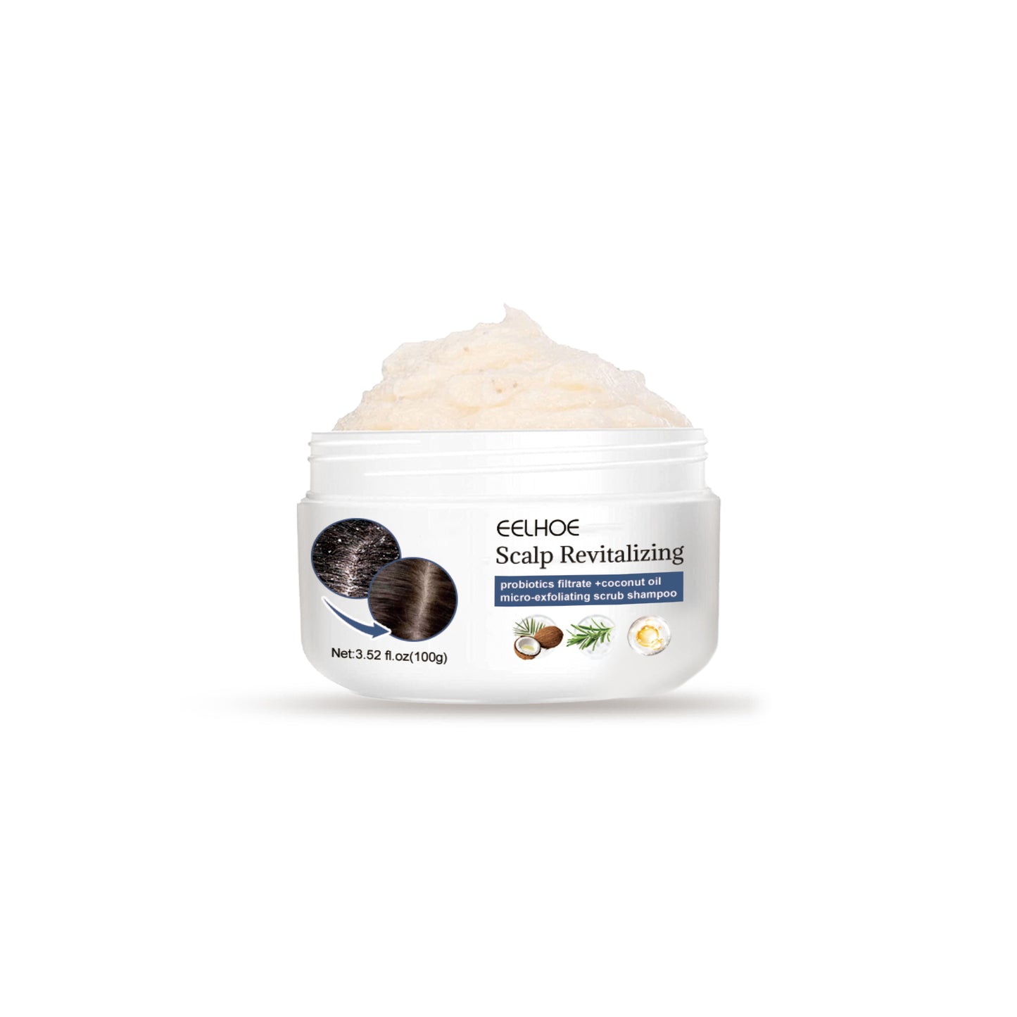 GDBadais Scalp Exfoliating Scrub Moisturizes Dry Hair And Scalp Cleansing Treatment Refreshing Scrub
