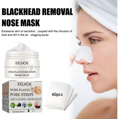 GDBadais Remove Blackhead Nose Mask, Deeply Clean Pores Remove Blackhead Pimple Tear Nose Mask