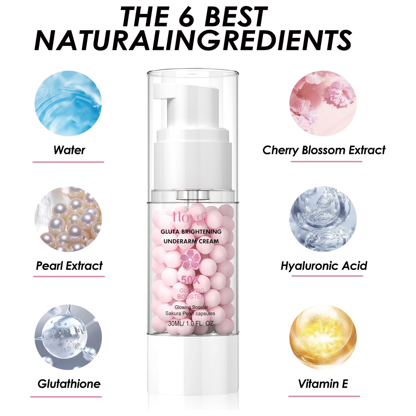 GDBadais Brightening Underarm Cream Lightening Dark Joints, Hands, Elbows And Armpits, Whitening Skin Moisturizing Cream